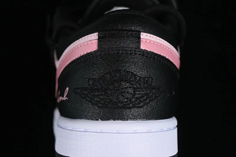 All categories Air Jordan Jordan series basketball shoes Air Jordan 1 Low Air Jordan 1 Low AJ1 Joe 1 Zhizhiberry black pink bow low-top cultural retro basketball shoes DX4374-008